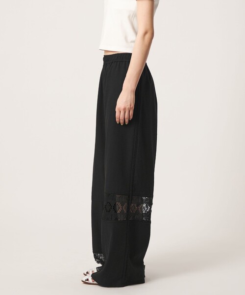 CITEN(シテン)の「<CITEN>レースパンツ(その他パンツ・レディース・ブラック/オフホワイト・M/S)」の11枚目の写真