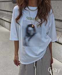 esutoreja（エストレジャ）の「フォトプリントTシャツ（Tシャツ/カットソー）」