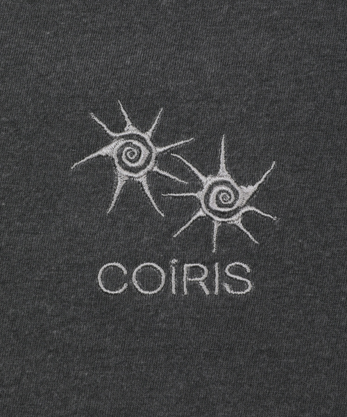 COIRIS(コイリス)の「ダイロンピグメントナグランクロップグリムロングスリーブTシャツ(2カラー)(Tシャツ/カットソー・レディース・チャコールグレー/ネイビー・FREE)」の4枚目の写真