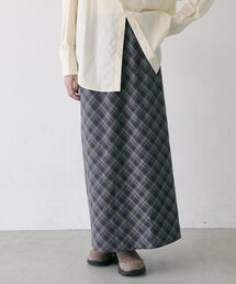 チェックスカート