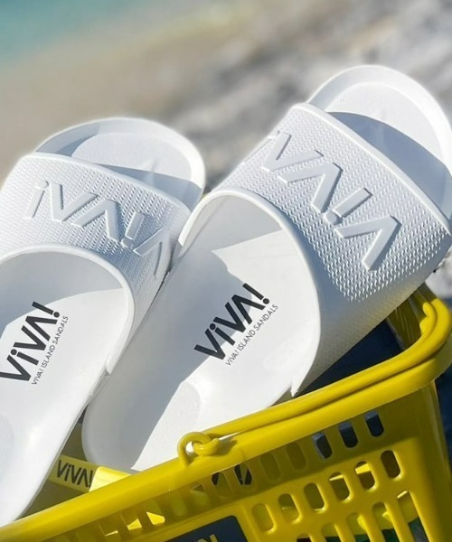 VIVA ISLAND(ビバアイランド)の「【VIVA ISLAND】 日本製 VIVA!ISLAND RELAX SANDAL(サンダル・メンズ・ブラック/ホワイト・MEDIUM/LARGE)」の2枚目の写真