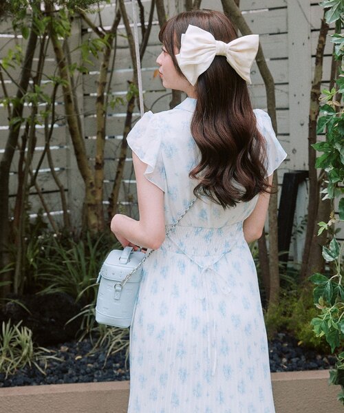 OLIVE des OLIVE(オリーブデオリーブ)の「Aimerianejoie総柄ロングワンピース(ワンピース・レディース・ブラック/サックスブルー/ピンク・FREE)」の21枚目の写真