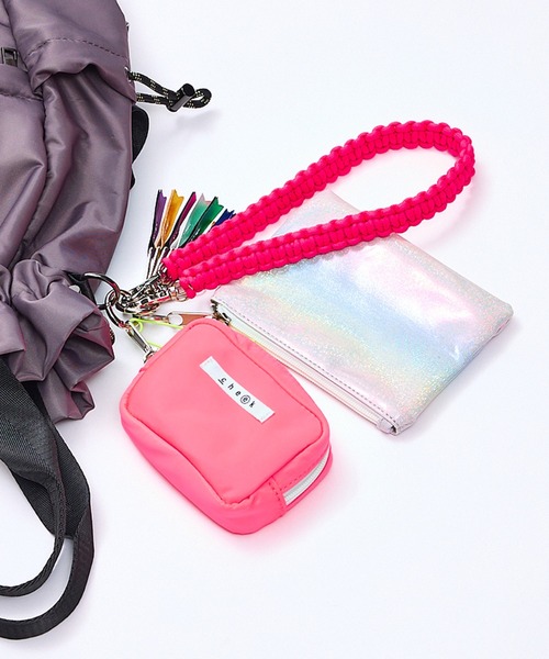 cheek】aurora pouch set charm オーロラ ポーチ チャームセット