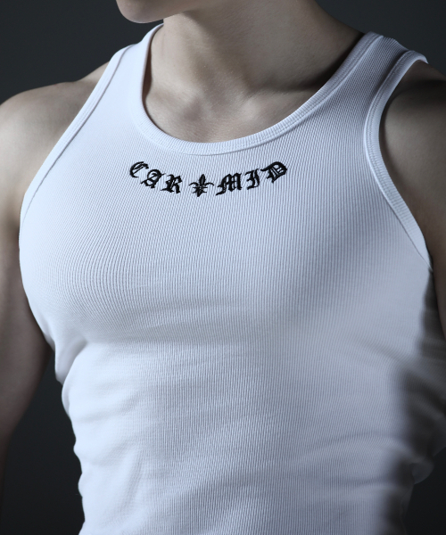 CARMID（カミド）の「ノーブルゴシック模様スリーブレス[ホワイト]（Tシャツ/カットソー・メンズ・その他・1/2/3）」の7枚目の写真