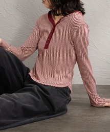Robert P.Miller | [MILLER/ミラー] 別注 ヘンリーネックフードカットソー(Tシャツ/カットソー)