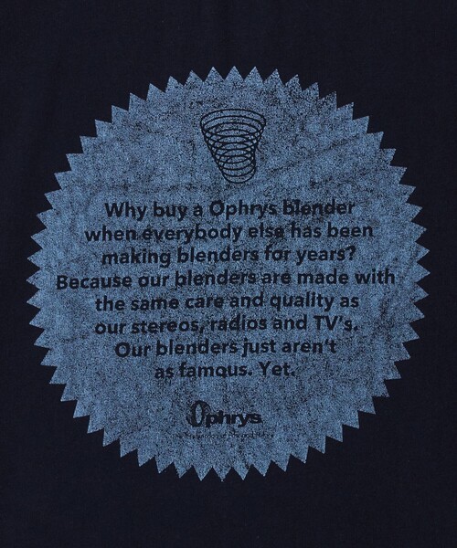 Ophrys(オフリス)の「<Ophrys>Blender Tシャツ(Tシャツ/カットソー・レディース・ネイビー・M)」の6枚目の写真