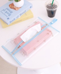 sanrio（サンリオ）の「シナモロール こぎみゅん メッシュティッシュカバー（インテリア雑貨）」