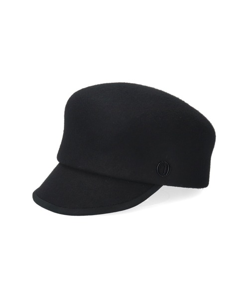 Chapeau d' O(シャポードオー)の「Chapeau d' O Felt Flat top Cap / シャポードオー(キャップ・レディース・グレー/ブラック・M/57.5cm)」の8枚目の写真