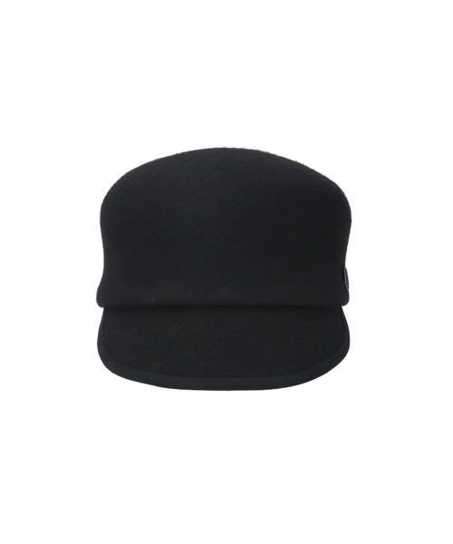 Chapeau d' O(シャポードオー)の「Chapeau d' O Felt Flat top Cap / シャポードオー(キャップ・レディース・グレー/ブラック・M/57.5cm)」の9枚目の写真