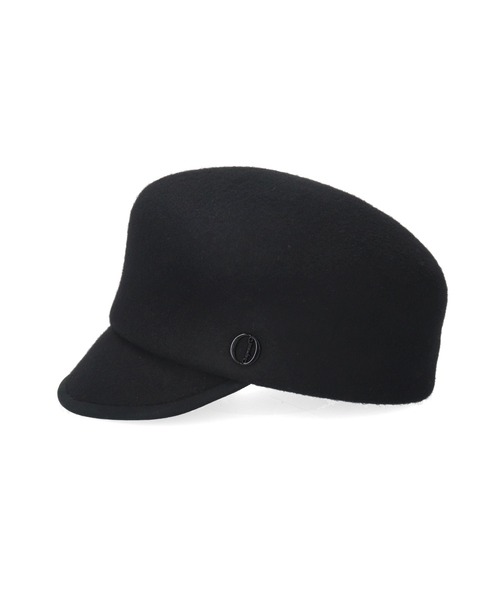 Chapeau d' O(シャポードオー)の「Chapeau d' O Felt Flat top Cap / シャポードオー(キャップ・レディース・グレー/ブラック・M/57.5cm)」の10枚目の写真