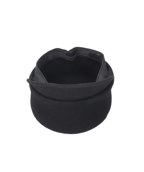 Chapeau d' O(シャポードオー)の「Chapeau d' O Felt Flat top Cap / シャポードオー(キャップ・レディース・グレー/ブラック・M/57.5cm)」の14枚目の写真