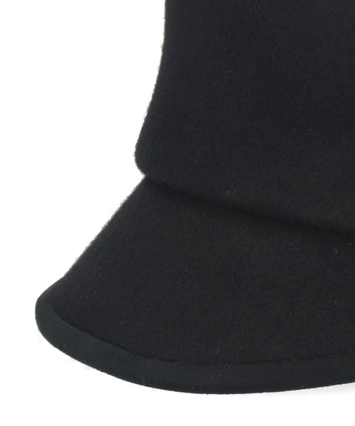 Chapeau d' O(シャポードオー)の「Chapeau d' O Felt Flat top Cap / シャポードオー(キャップ・レディース・グレー/ブラック・M/57.5cm)」の16枚目の写真