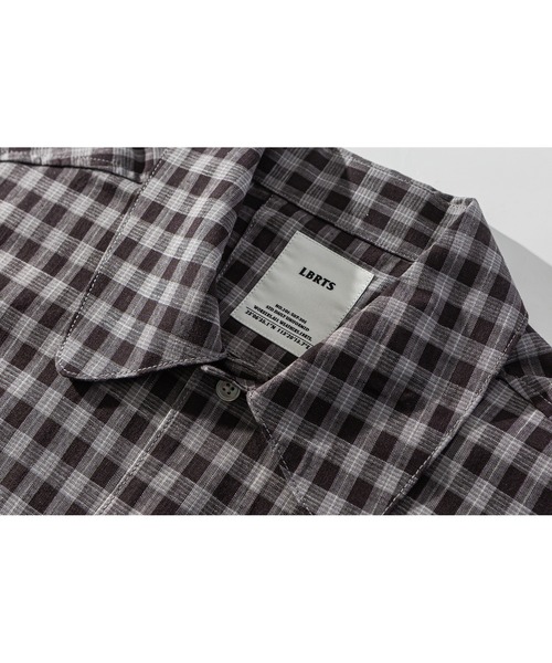 Liberaturs（リベレーター）の「フィールドチェックシャツ/FIELD CHECK SHIRT（シャツ/ブラウス・メンズ・グレー・SMALL/MEDIUM/LARGE）」の5枚目の写真