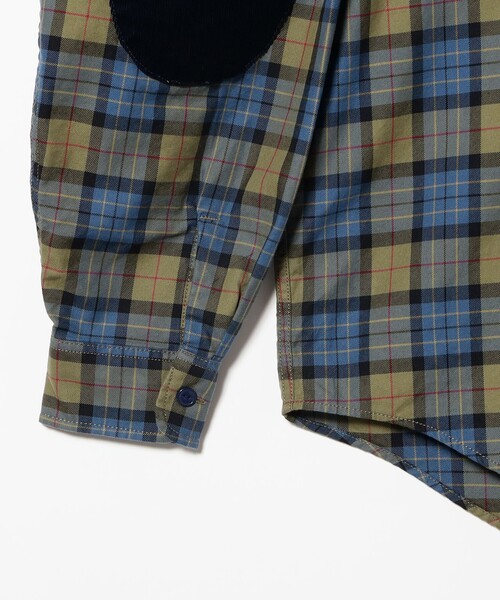BEAMS（ビームス）の「ワーク チェック シャツ 【ワイドフィット】（シャツ/ブラウス・メンズ・ネイビー/ブラウン・X-LARGE/LARGE/MEDIUM/SMALL）」の16枚目の写真