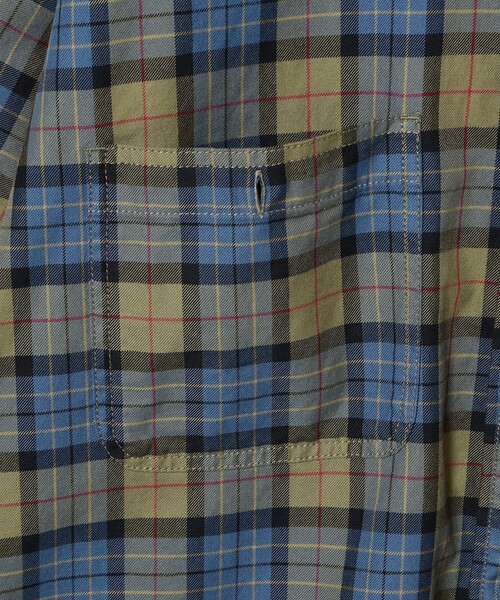 BEAMS（ビームス）の「ワーク チェック シャツ 【ワイドフィット】（シャツ/ブラウス・メンズ・ネイビー/ブラウン・X-LARGE/LARGE/MEDIUM/SMALL）」の17枚目の写真