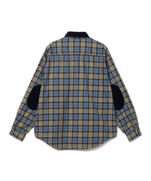 BEAMS（ビームス）の「ワーク チェック シャツ 【ワイドフィット】（シャツ/ブラウス・メンズ・ネイビー/ブラウン・X-LARGE/LARGE/MEDIUM/SMALL）」の19枚目の写真