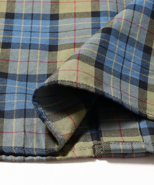 BEAMS（ビームス）の「ワーク チェック シャツ 【ワイドフィット】（シャツ/ブラウス・メンズ・ネイビー/ブラウン・X-LARGE/LARGE/MEDIUM/SMALL）」の20枚目の写真