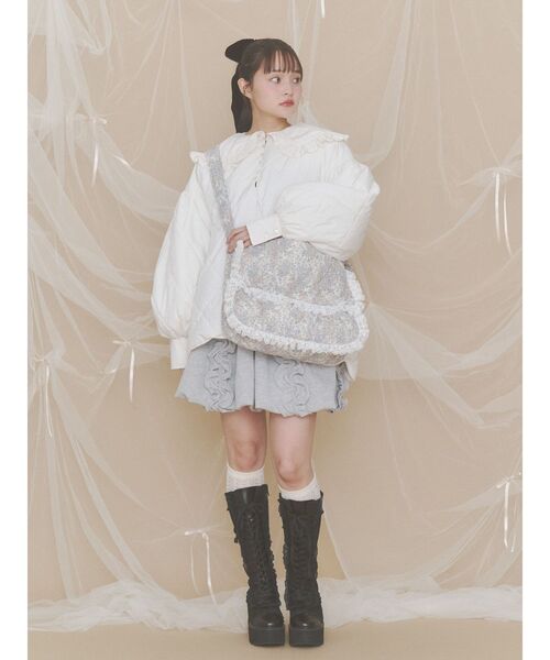 merry jenny（メリージェニー）の「Garden Quilt Bag（ショルダーバッグ・レディース・オフホワイト/アイボリー・FREE）」の8枚目の写真