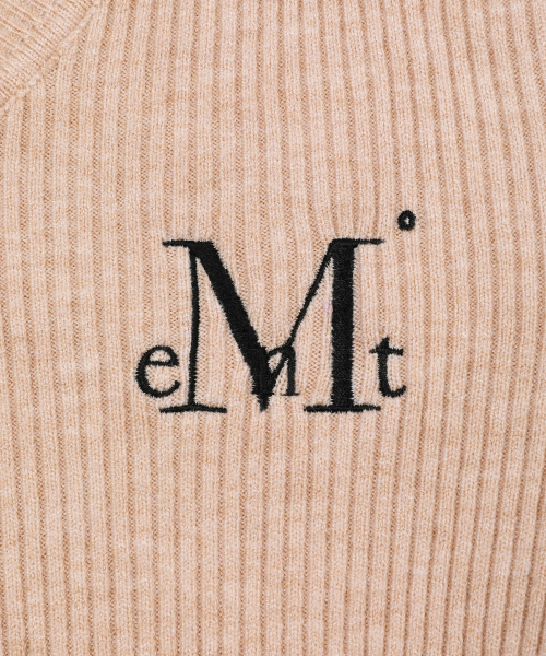 MUCENT(ムセント)の「ジャンニVネッククロップリブニット (5カラー)(ニット/セーター・レディース・ブラック/ベージュ/グレー/アイボリー/チャコール・FREE)」の15枚目の写真