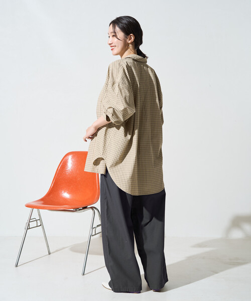FREAK'S STORE(フリークスストア)の「限定展開 バックツイル 紐 ベイカー パンツ(その他パンツ・レディース・ブラック/ベージュ/オリーブ/ナチュラル/チャコール・SMALL/MEDIUM)」の22枚目の写真