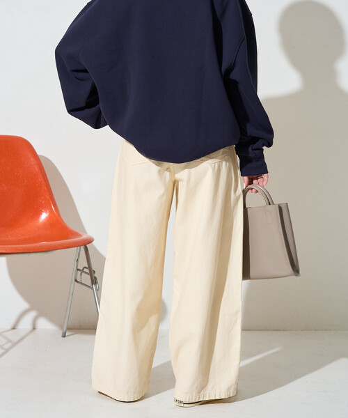 FREAK'S STORE(フリークスストア)の「限定展開 バックツイル 紐 ベイカー パンツ(その他パンツ・レディース・ブラック/ベージュ/オリーブ/ナチュラル/チャコール・SMALL/MEDIUM)」の19枚目の写真