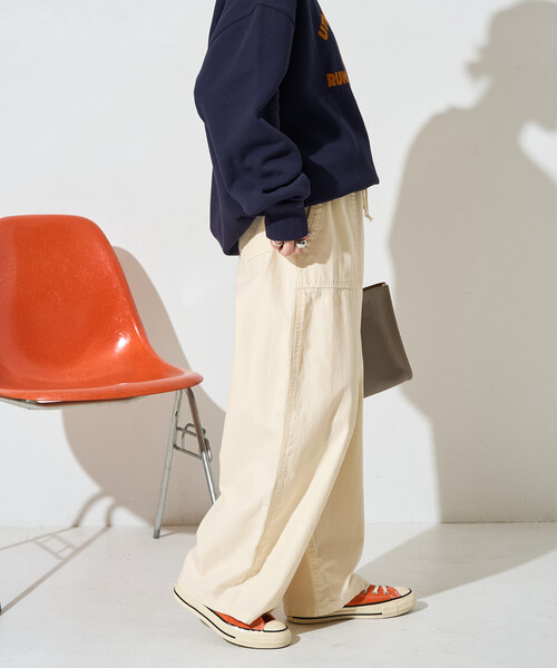 FREAK'S STORE(フリークスストア)の「限定展開 バックツイル 紐 ベイカー パンツ(その他パンツ・レディース・ブラック/ベージュ/オリーブ/ナチュラル/チャコール・SMALL/MEDIUM)」の18枚目の写真