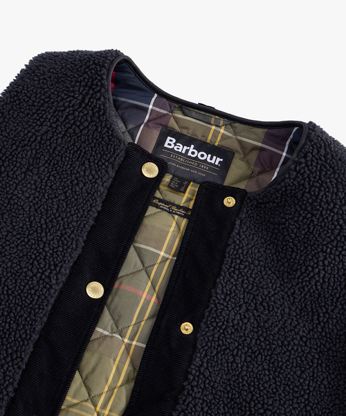 Barbour(バブアー)の「BARBOUR/バブアー DULSIE LINER LLI0016 BK11/ CR11(その他アウター・レディース・アイボリー/ブラック・FREE)」の22枚目の写真