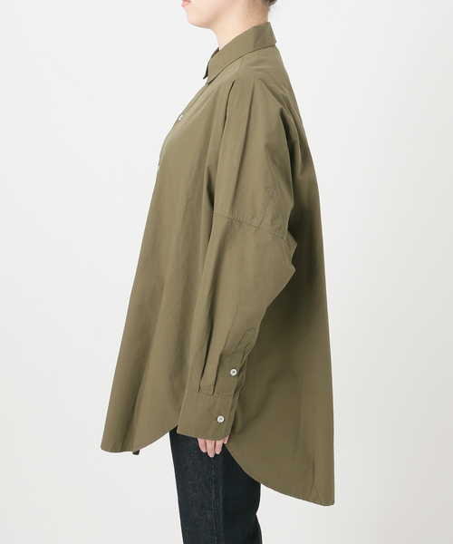 SLOBE IENA(スローブイエナ)の「《WEB限定/追加2》オーバーサイズシャツ(シャツ/ブラウス・レディース・ピンク系その他/ホワイト/カーキ・FREE)」の20枚目の写真