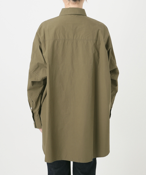 SLOBE IENA(スローブイエナ)の「《WEB限定/追加2》オーバーサイズシャツ(シャツ/ブラウス・レディース・ピンク系その他/ホワイト/カーキ・FREE)」の21枚目の写真