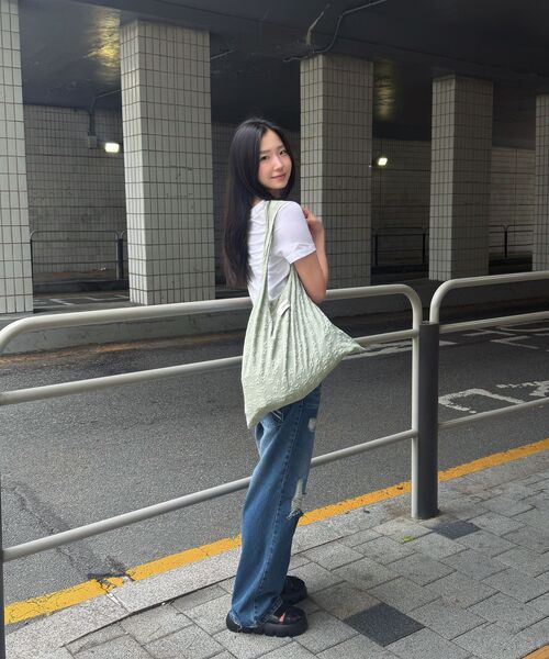 BLANKSOUP（ブランクスープ）の「Floral Shopper Bag Sage Green（ショルダーバッグ・レディース・その他・FREE）」の7枚目の写真