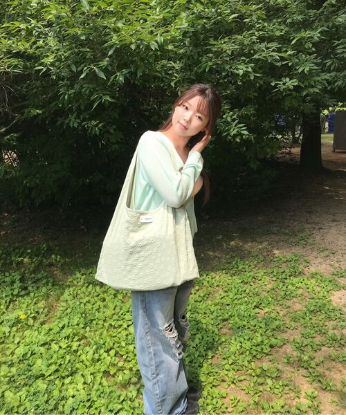 BLANKSOUP（ブランクスープ）の「Floral Shopper Bag Sage Green（ショルダーバッグ・レディース・その他・FREE）」の11枚目の写真