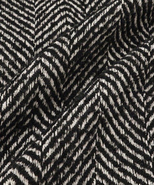 ADAM ET ROPE'(アダムエロペ)の「【WEB限定】・【定番】スタンドカラーウールミドルコート(その他アウター・レディース・ブラウン系その他/ブラック系その他・FREE)」の6枚目の写真