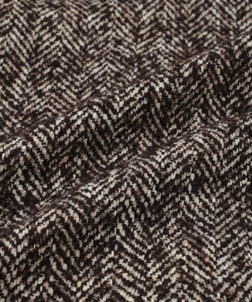 ADAM ET ROPE'(アダムエロペ)の「【WEB限定】・【定番】スタンドカラーウールミドルコート(その他アウター・レディース・ブラウン系その他/ブラック系その他・FREE)」の7枚目の写真