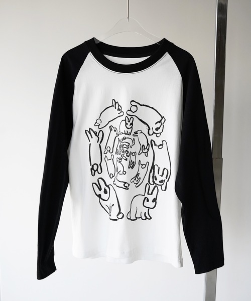 SANSeLF(サンセルフ)の「【SANSeLF】アニマルラグランプリントトップス saw26a009(Tシャツ/カットソー・レディース・ホワイト・FREE)」の10枚目の写真