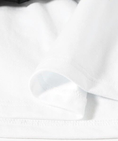 TORI-TO（トリト）の「【別注】TORI-TO × BEAMS BOY / ウェーブ フリル ロング スリーブ Tシャツ（Tシャツ/カットソー・レディース・ブラック/ホワイト・ONE SIZE）」の7枚目の写真