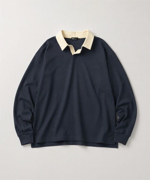 CRAFT STANDARD BOUTIQUE（クラフトスタンダードブティック）の「ワッフルスキッパーラガーロンTEE（Tシャツ/カットソー・メンズ・ブラック/ネイビー・L/M）」の3枚目の写真