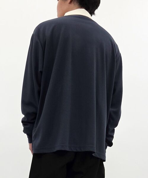 CRAFT STANDARD BOUTIQUE（クラフトスタンダードブティック）の「ワッフルスキッパーラガーロンTEE（Tシャツ/カットソー・メンズ・ブラック/ネイビー・L/M）」の5枚目の写真