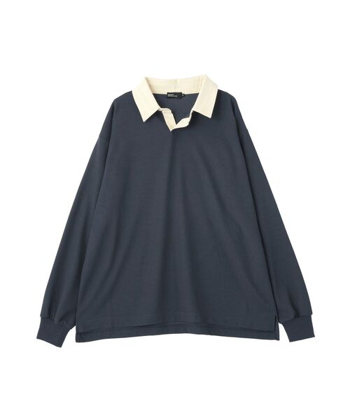 CRAFT STANDARD BOUTIQUE（クラフトスタンダードブティック）の「ワッフルスキッパーラガーロンTEE（Tシャツ/カットソー・メンズ・ブラック/ネイビー・L/M）」の15枚目の写真