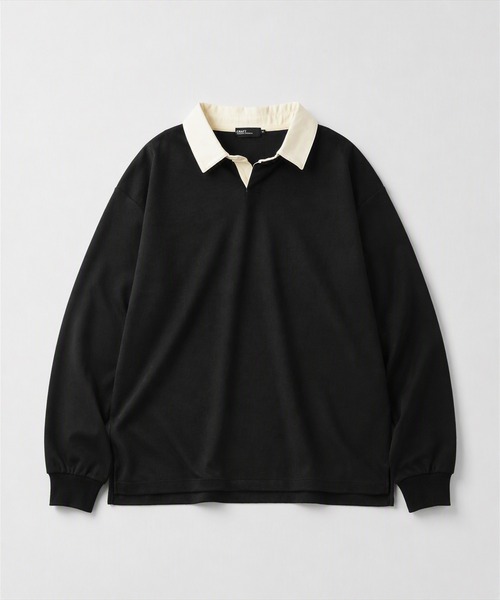 CRAFT STANDARD BOUTIQUE（クラフトスタンダードブティック）の「ワッフルスキッパーラガーロンTEE（Tシャツ/カットソー・メンズ・ブラック/ネイビー・L/M）」の2枚目の写真