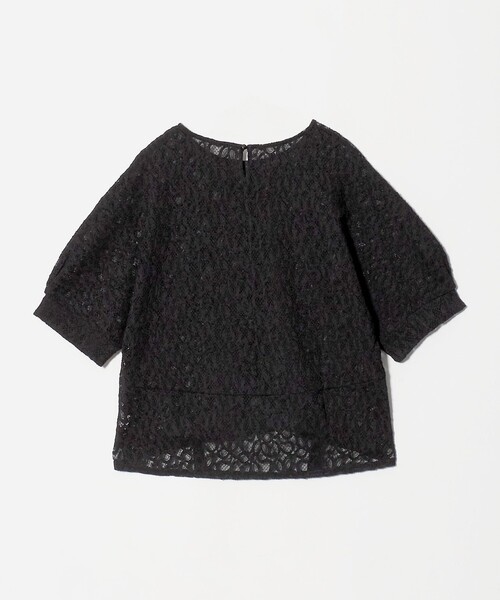 green label relaxing(グリーンレーベルリラクシング)の「レース プルオーバー カットソー(Tシャツ/カットソー・レディース・ブラック/ホワイト・FREE)」の10枚目の写真