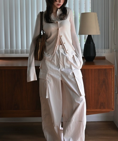WILLFULLY(ウィルフリー)の「shirt collar & tank knit ensemble(ニット/セーター・レディース・アイボリー/ブルー系その他/ライトピンク・FREE)」の16枚目の写真