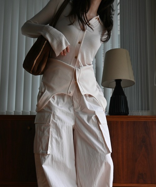 WILLFULLY(ウィルフリー)の「shirt collar & tank knit ensemble(ニット/セーター・レディース・アイボリー/ブルー系その他/ライトピンク・FREE)」の21枚目の写真