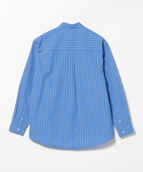 BEAMS HEART（ビームスハート）の「ストライプ レギュラーカラーシャツ（シャツ/ブラウス・メンズ・ブルー/ブラウン・LARGE/SMALL）」の14枚目の写真