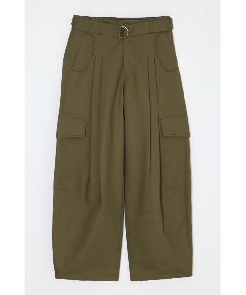 MOUSSY(マウジー)の「【26年AW新作】BELTED カーゴパンツ(カーゴパンツ・レディース・ブラウン/カーキ・2/1)」の2枚目の写真