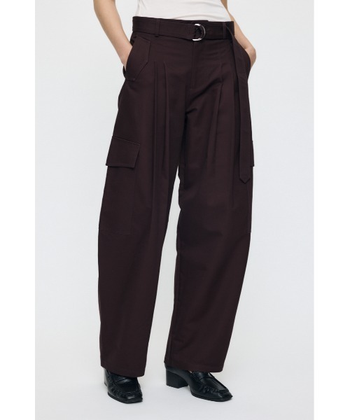 MOUSSY(マウジー)の「【26年AW新作】BELTED カーゴパンツ(カーゴパンツ・レディース・ブラウン/カーキ・2/1)」の5枚目の写真