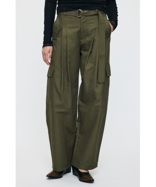 MOUSSY(マウジー)の「【26年AW新作】BELTED カーゴパンツ(カーゴパンツ・レディース・ブラウン/カーキ・2/1)」の19枚目の写真