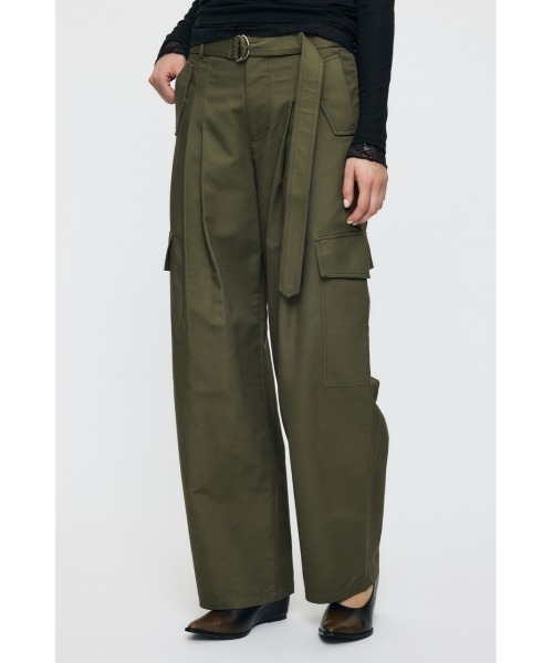 MOUSSY(マウジー)の「【26年AW新作】BELTED カーゴパンツ(カーゴパンツ・レディース・ブラウン/カーキ・2/1)」の20枚目の写真