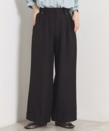 ロールアップ2タックワイドパンツ