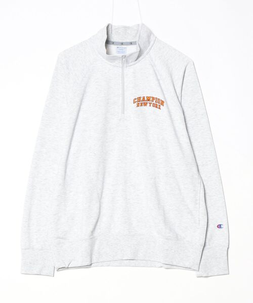 Champion Golf(チャンピオンゴルフ)の「【Champion/チャンピオン】メンズ GOLF テックウィーブ テリーハーフジップスウェットシャツ(スウェット・メンズ・グレー/ネイビー・LARGE/X-LARGE/MEDIUM)」の1枚目の写真