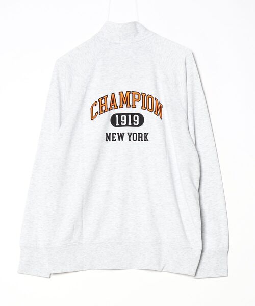 Champion Golf(チャンピオンゴルフ)の「【Champion/チャンピオン】メンズ GOLF テックウィーブ テリーハーフジップスウェットシャツ(スウェット・メンズ・グレー/ネイビー・LARGE/X-LARGE/MEDIUM)」の3枚目の写真